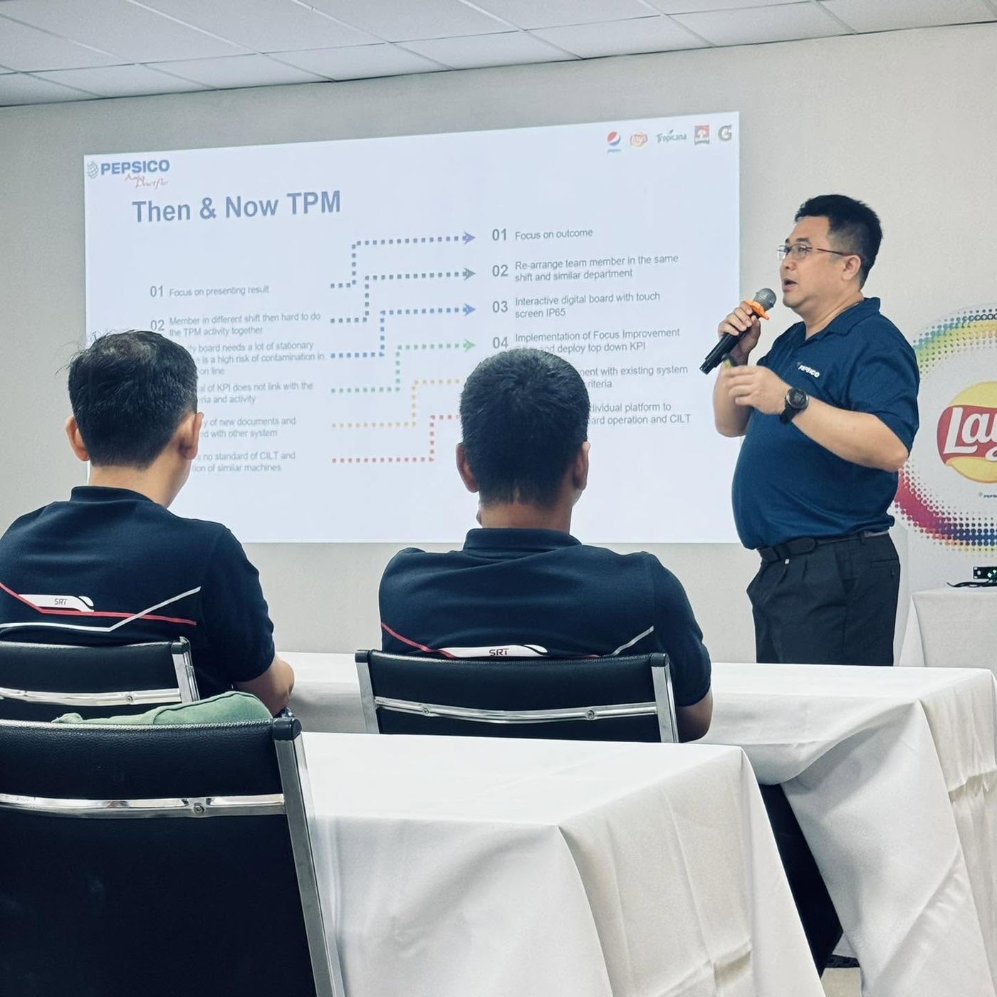 บรรยายหัวข้อ Then & Now TPM ให้ทีมงาน PepsiCo